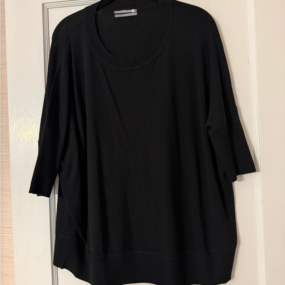 Anthropologie Classic Black Sweater